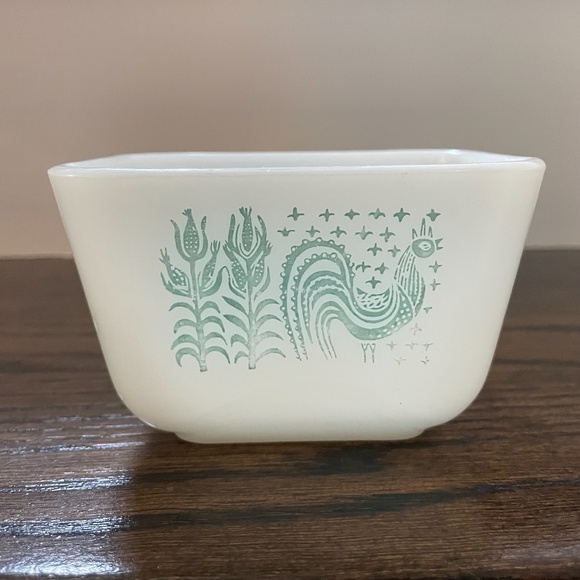 🌟VINTAGE🌟 Pyrex Butterprint Small Refrigerator Dish 501 (no lid) - Picture 3 of 4